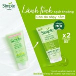 Sữa Rửa Mặt Simple Giúp Da Sạch Thoáng 150ml Kind To Skin Refreshing Facial Wash Gel