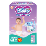 Tã quần Bobby size XL, 66 miếng + 6 miếng