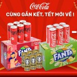 Thùng 24 lon nước ngọt Coca Cola vị nguyên bản 320ML
