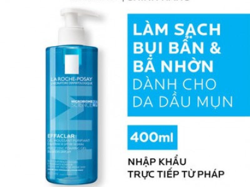  La Roche-Posay Gel Rửa Mặt La Roche-Posay Dành Cho Da Dầu, Nhạy Cảm 400ml