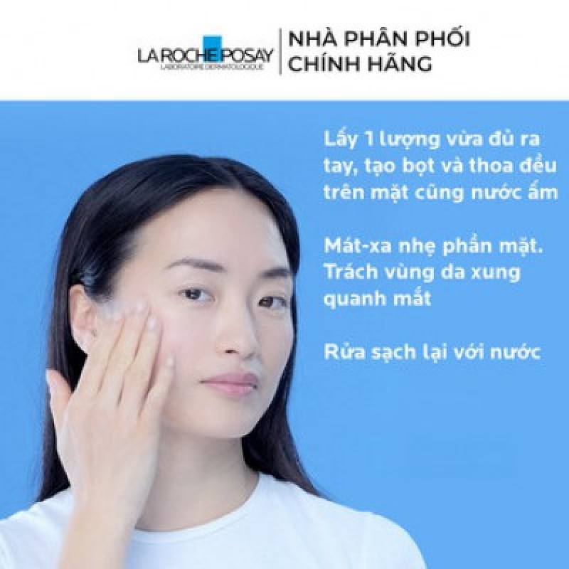  La Roche-Posay Gel Rửa Mặt La Roche-Posay Dành Cho Da Dầu, Nhạy Cảm 400ml