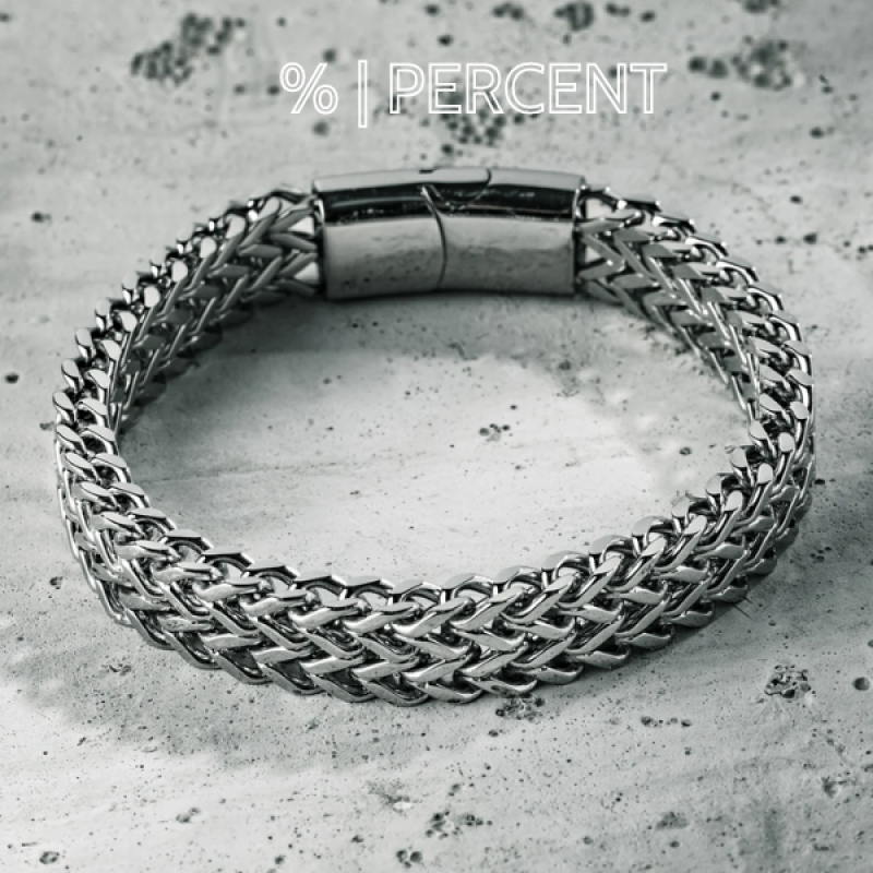 VÒNG TAY KIM LOẠI NAM, NỮ BRAID V