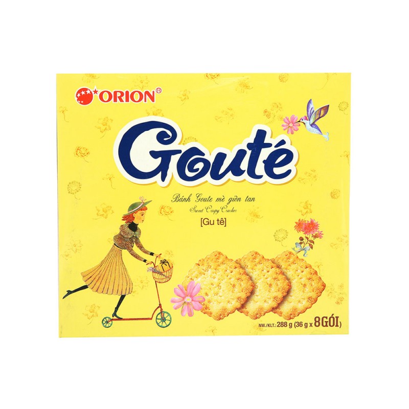 Bánh mè giòn Goute Orion hộp 288g