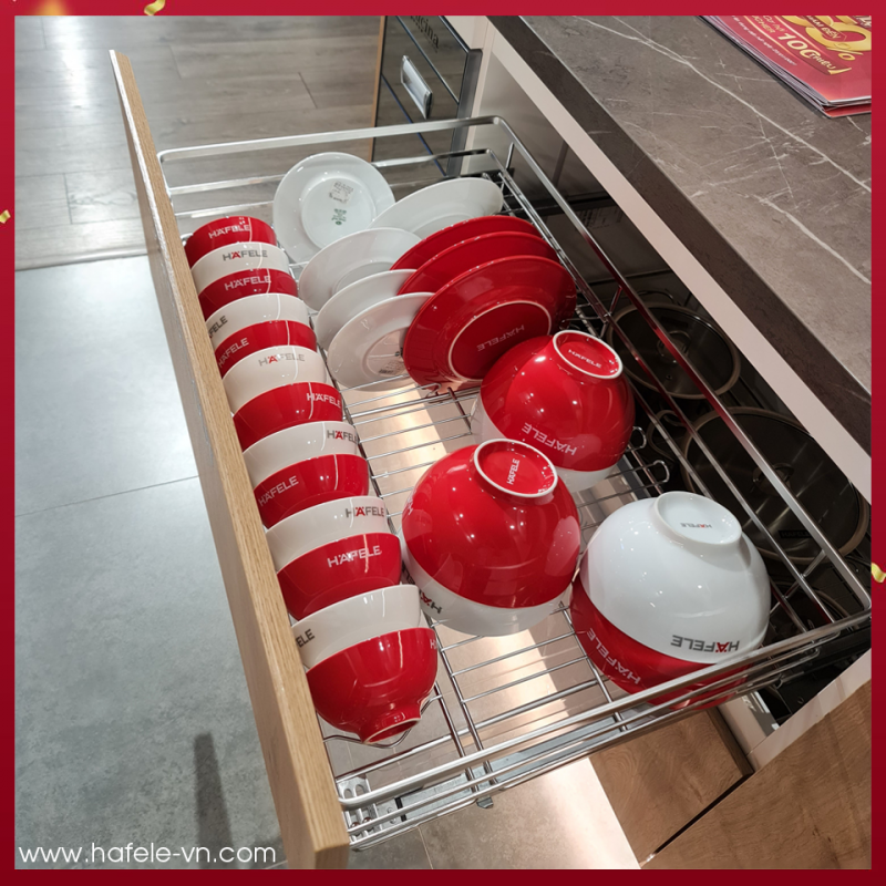 Rổ Đựng Chén Đĩa Cappella 700mm Hafele